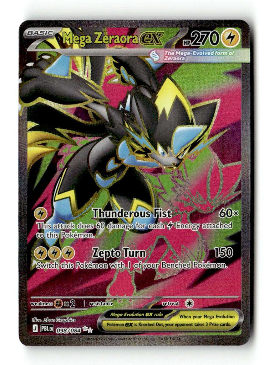 Mega Zeraora ex - 098/084