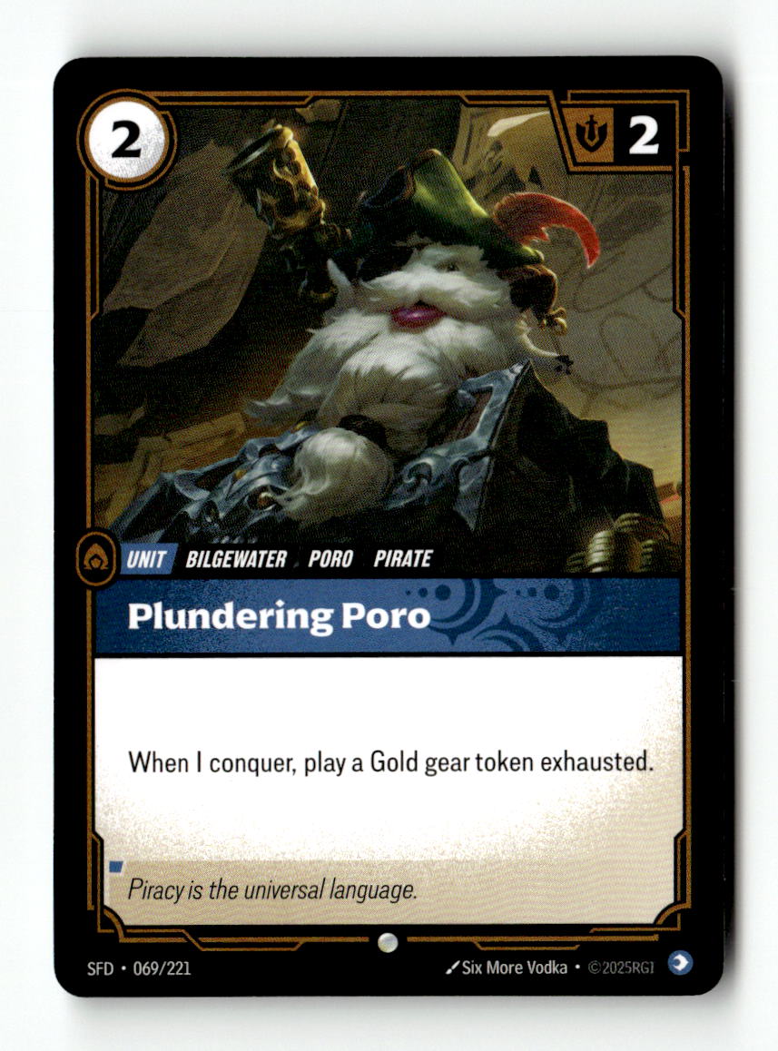 Plundering Poro | Lightly Played / English / Normal
