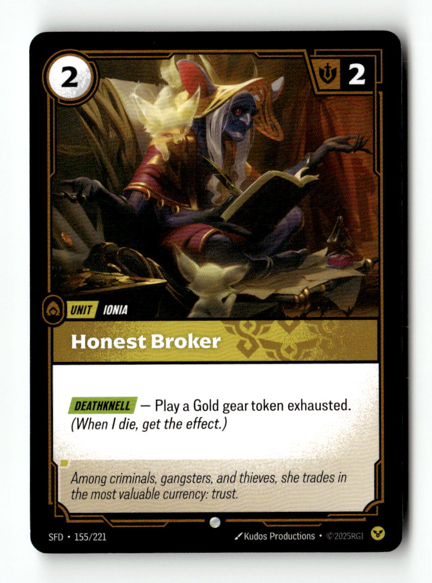 Honest Broker | Lightly Played / English / Normal