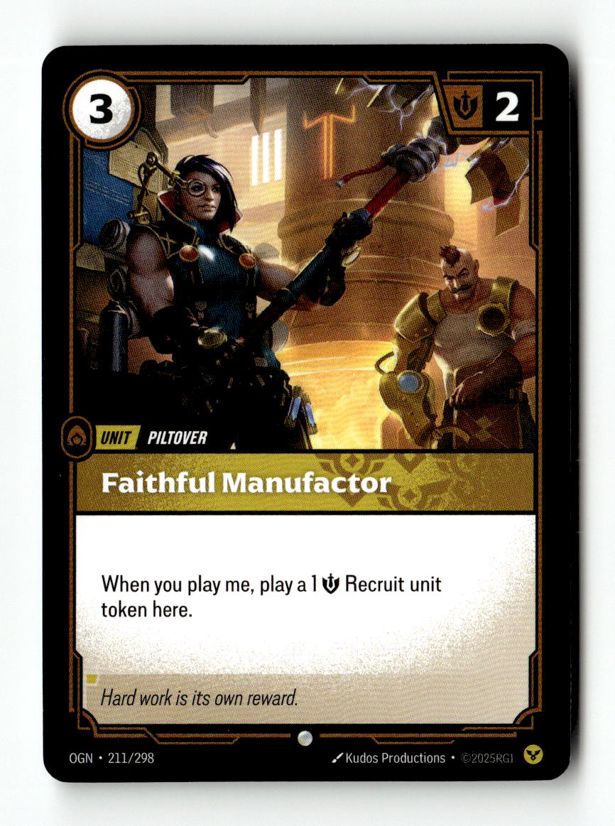 Faithful Manufactor | Lightly Played / English / Normal