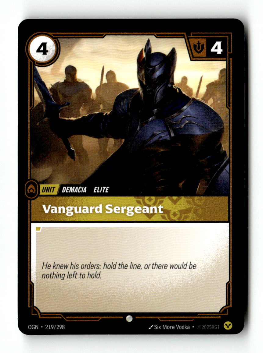Vanguard Sergeant | Lightly Played / English / Normal