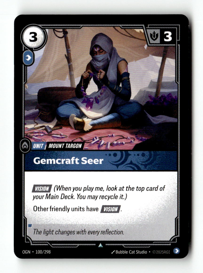 Gemcraft Seer | Lightly Played / English / Normal