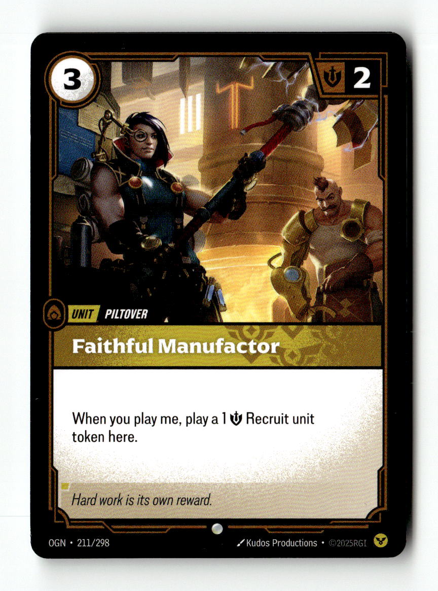 Faithful Manufactor | Lightly Played / English / Normal