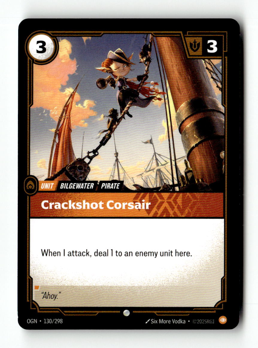 Crackshot Corsair | Lightly Played / English / Normal