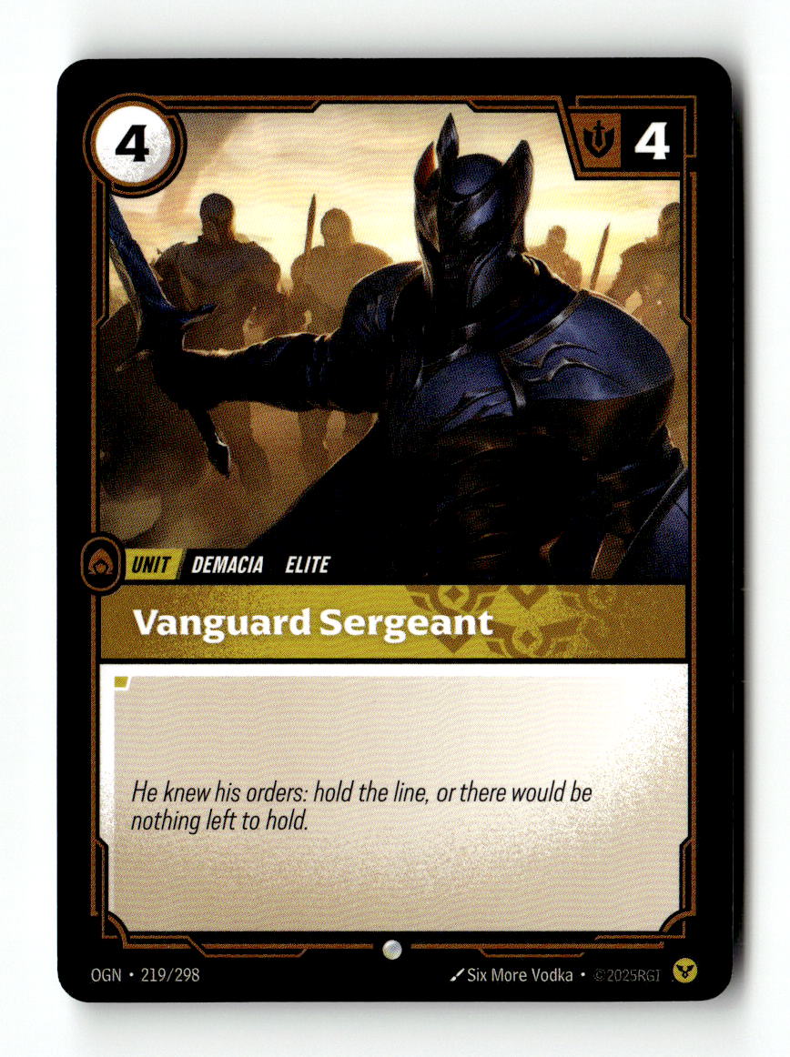 Vanguard Sergeant | Lightly Played / English / Normal