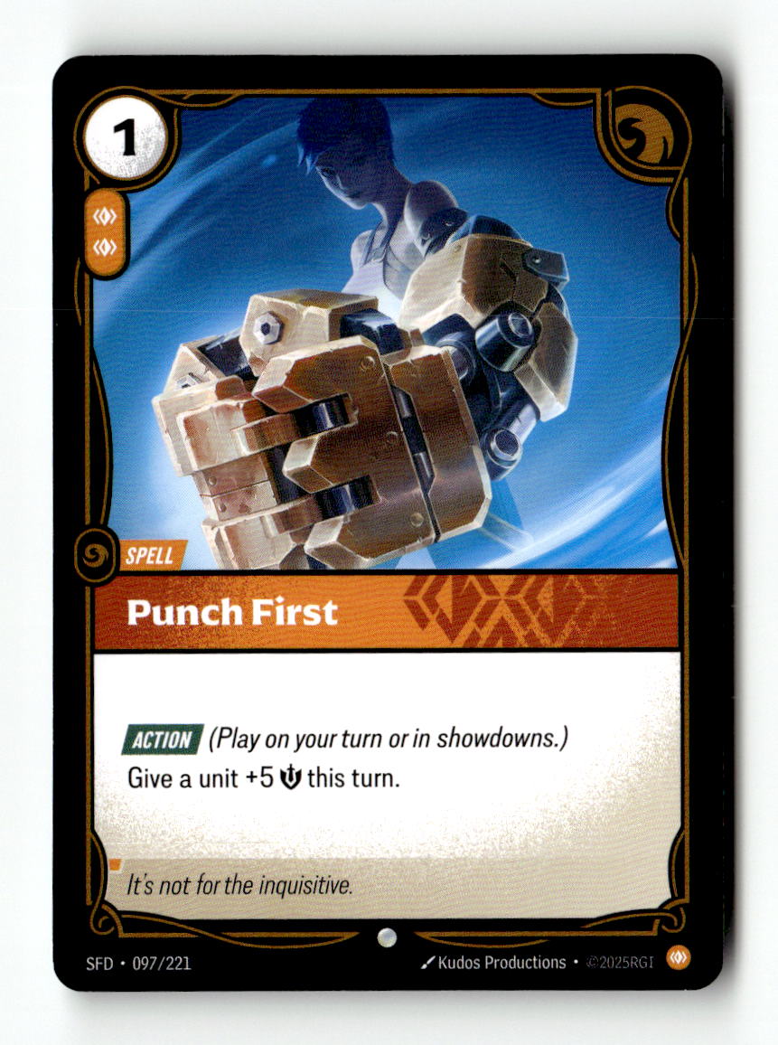 Punch First | Lightly Played / English / Normal