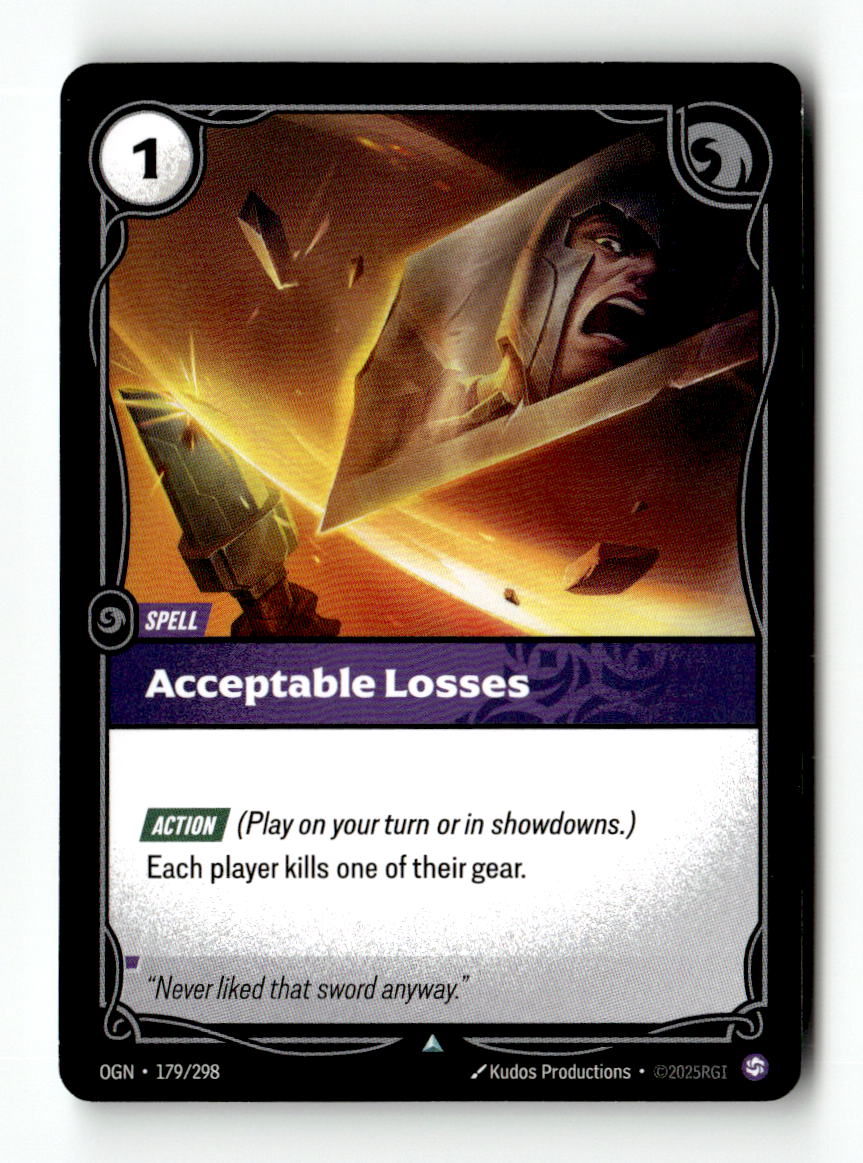 Acceptable Losses | Lightly Played / English / Normal