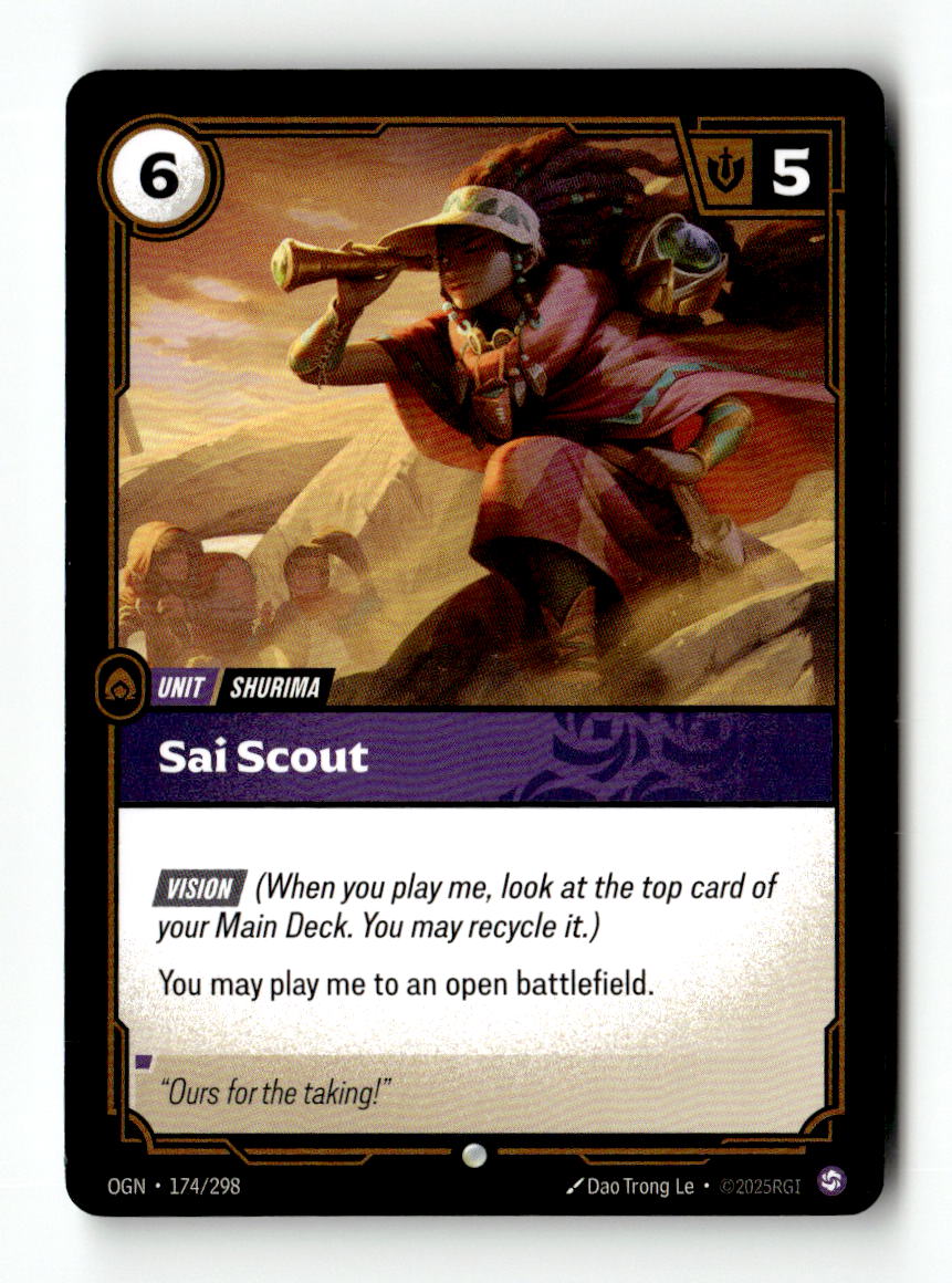 Sai Scout | Lightly Played / English / Normal