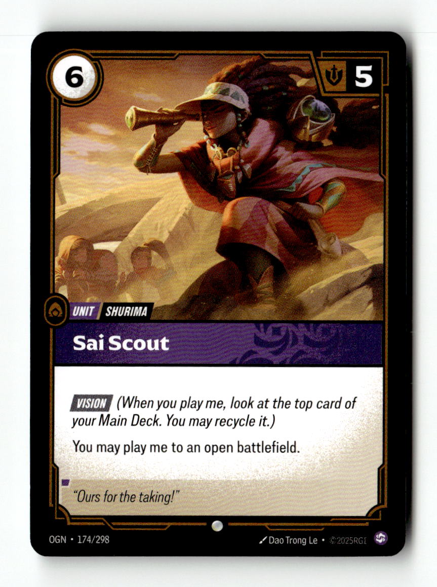 Sai Scout | Lightly Played / English / Normal