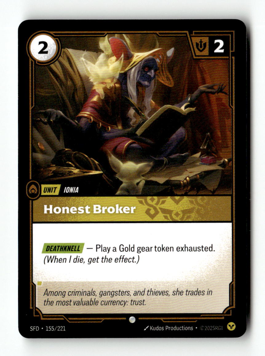 Honest Broker | Lightly Played / English / Normal