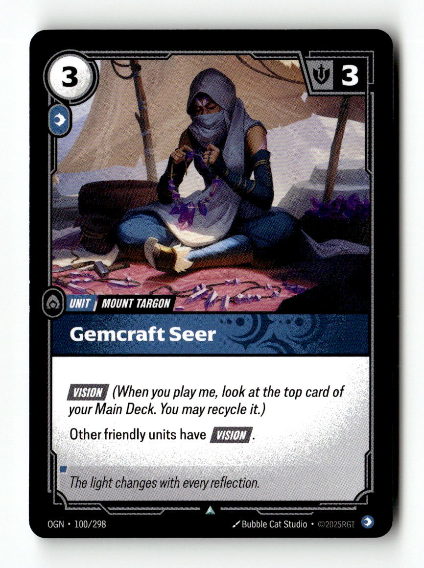 Gemcraft Seer | Lightly Played / English / Normal