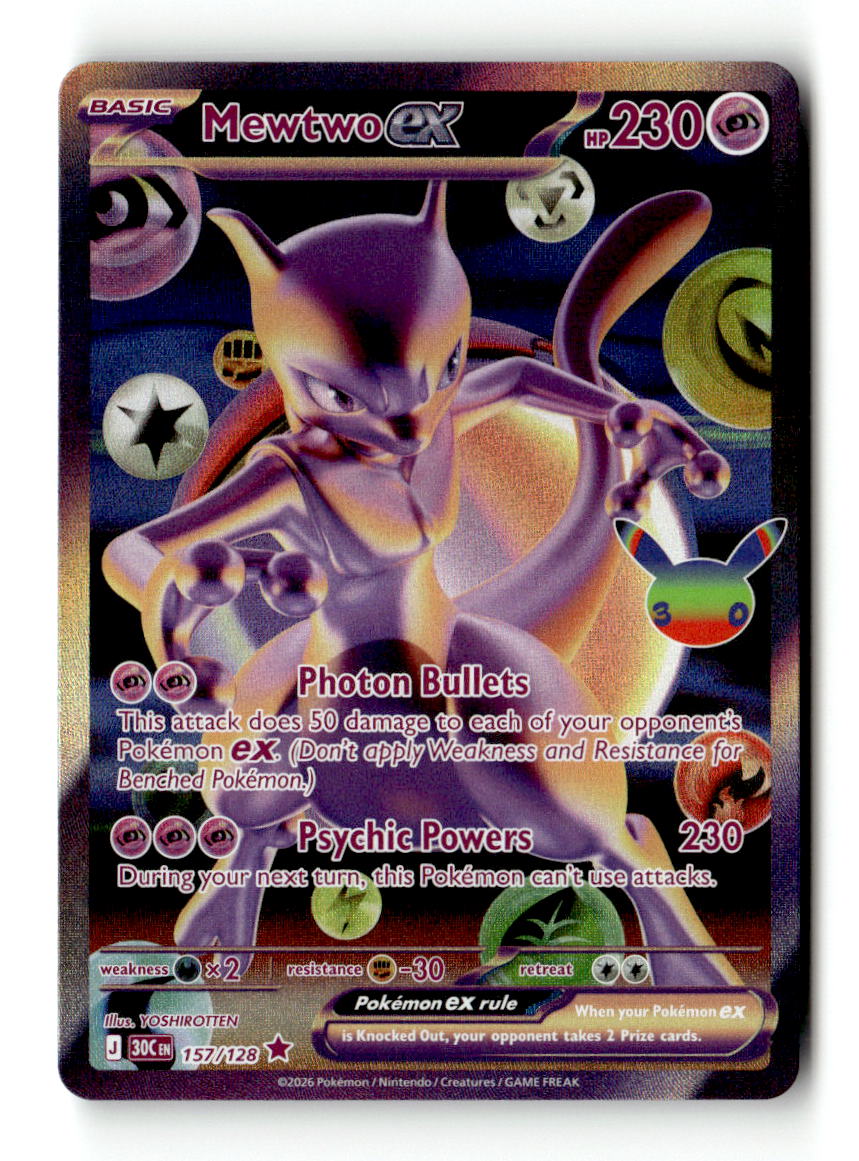Mewtwo ex - 157/128 | Lightly Played / English / Holofoil