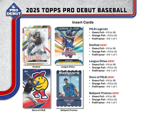 2025 Topps Pro Debut Baseball - Hobby Jumbo Box