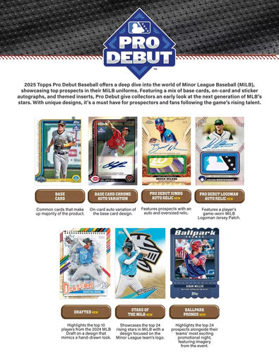 2025 Topps Pro Debut Baseball - Hobby Jumbo Box