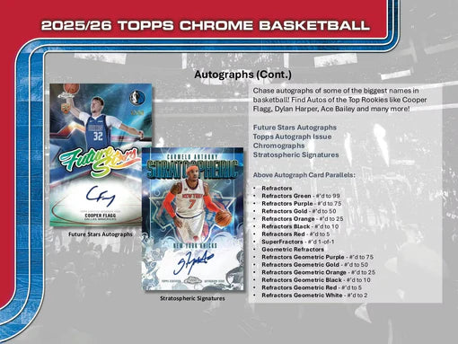 25 TOPPS CHROME BASKETBALL BLASTER